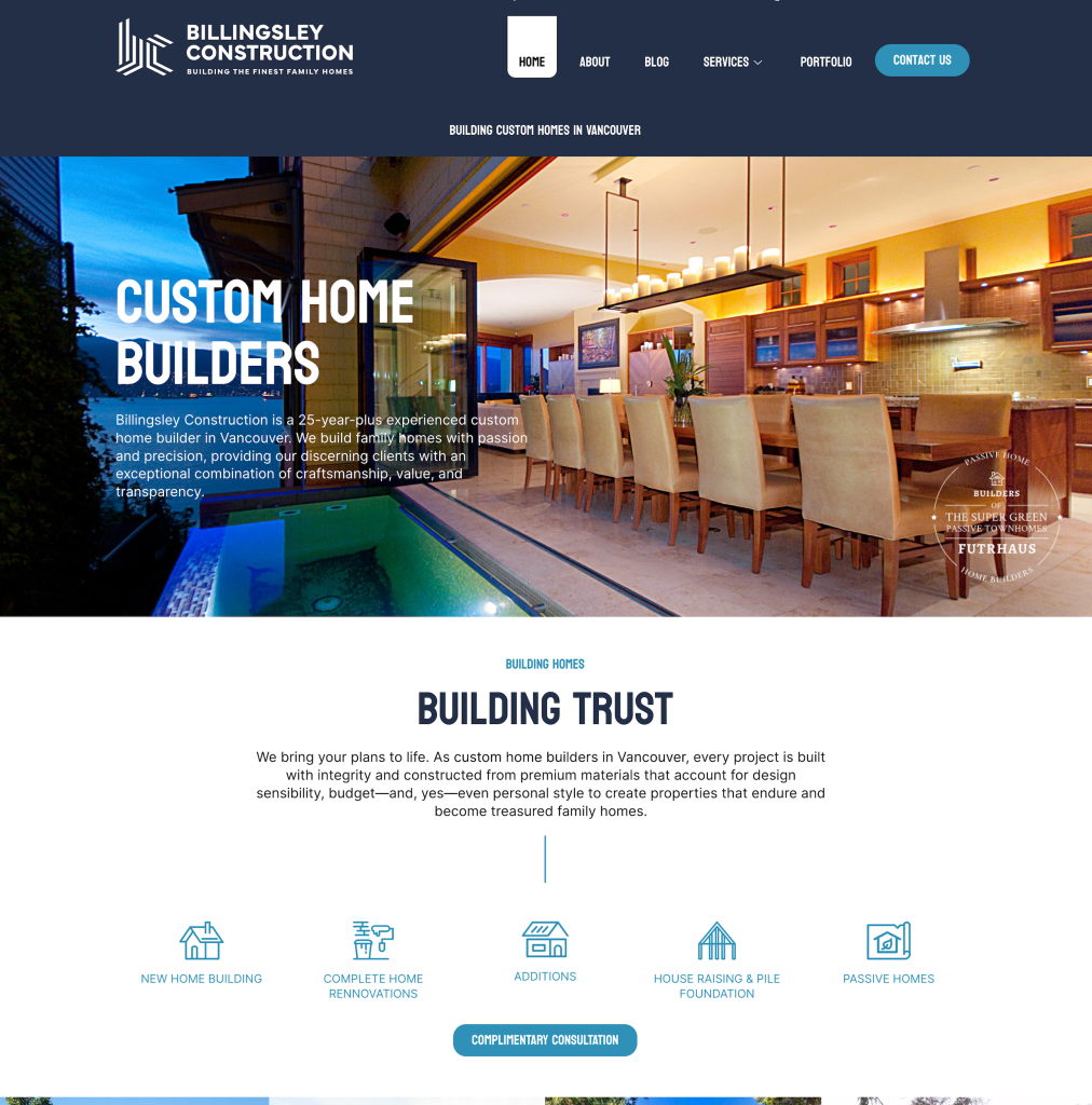 Portfolio Custom Home Builders Vancouver Home Construction Vancouver